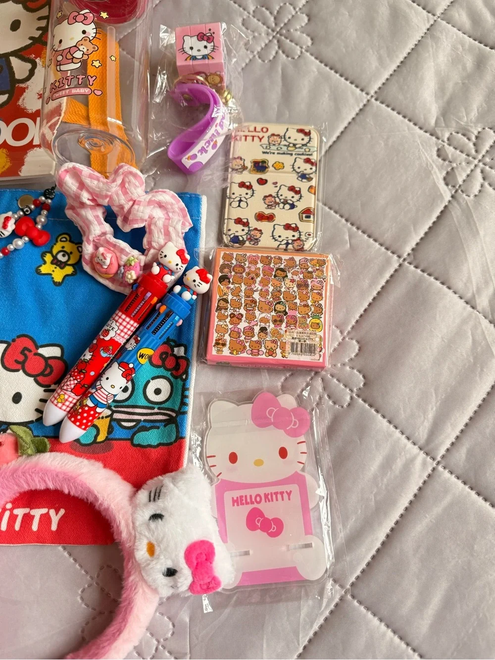 Hello Kitty Pink Kids Accessory Bundle with Notebook & Headband